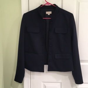 NWOT LOFT Outlet Navy Jacket